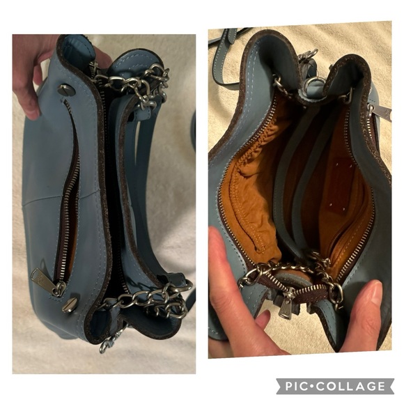 NWOT Patricia Nash Holystone Slouchy Satchel in Safflower Blue *sold out online* - Picture 4 of 16